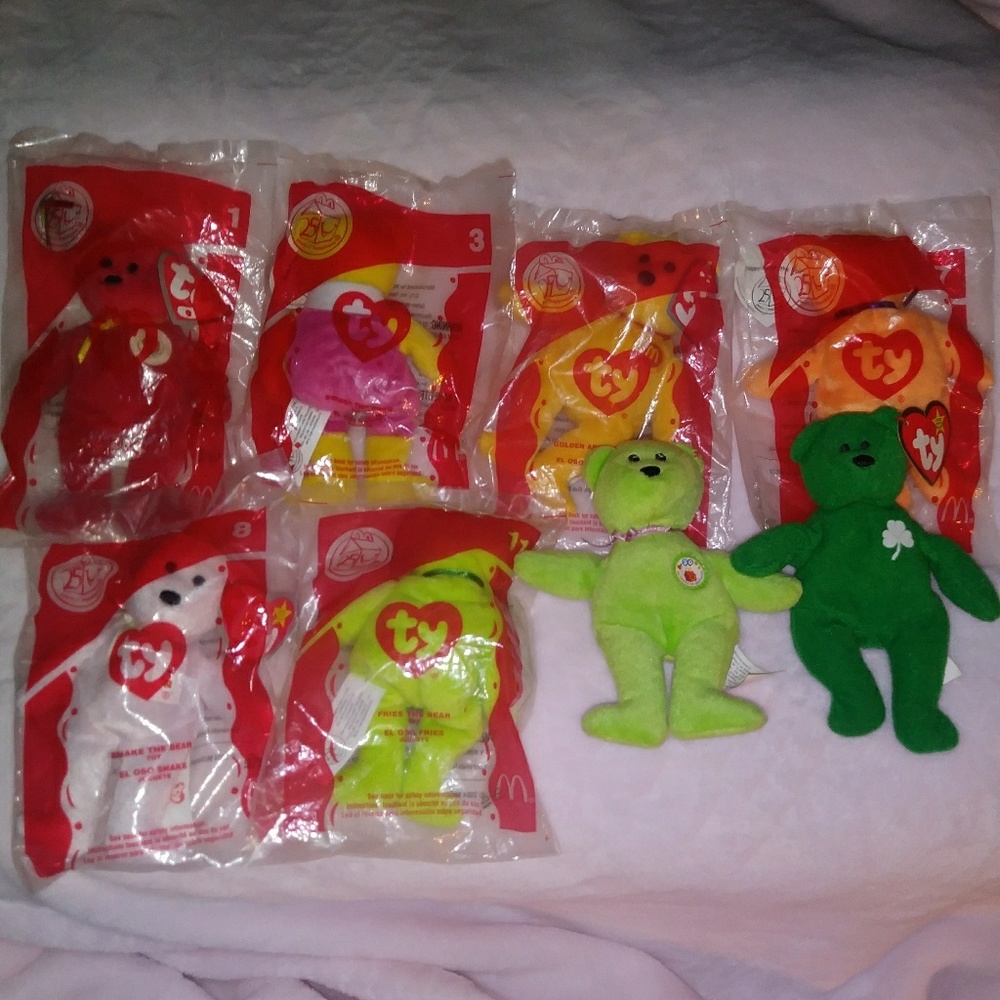 Ty Beanie Bears McDonalds- All McD's related set
